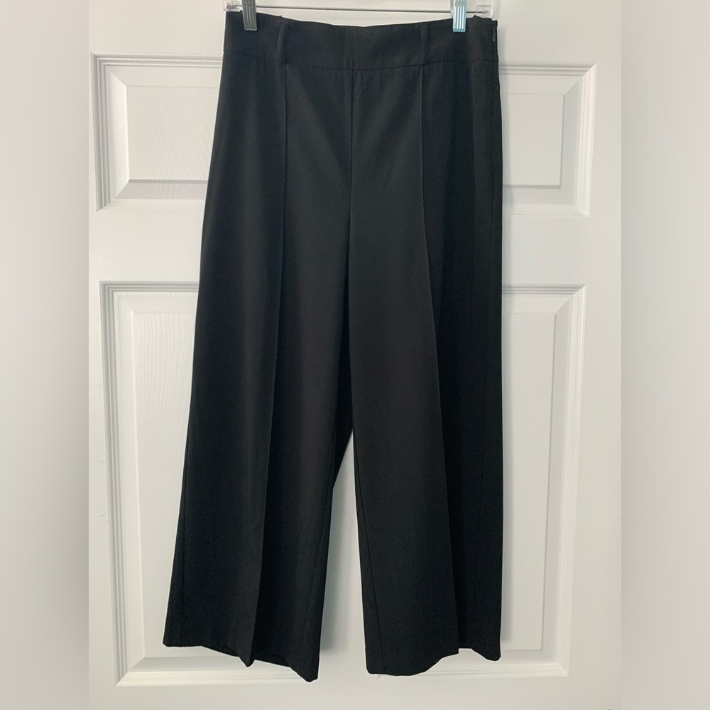 New without tags black wide leg cropped pants size 4 by Cynthia Rowley